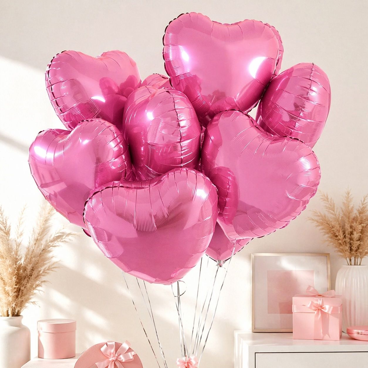 Product 7 foil hear balloons