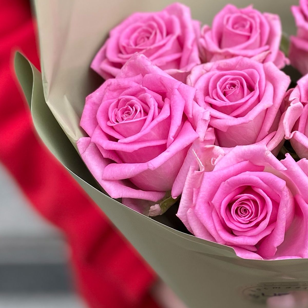 Bouquet 11 pink roses