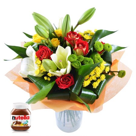 Bouquet Parrot + nutella