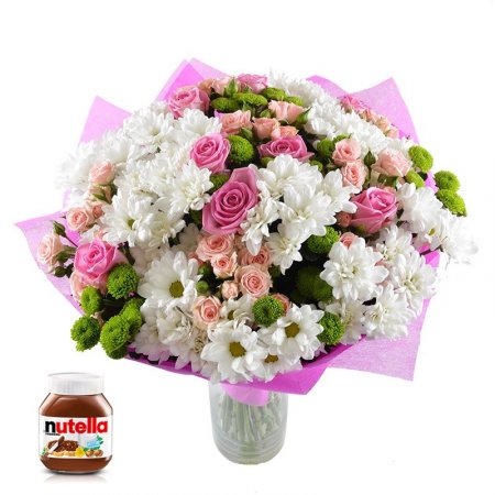 Bouquet Present + nutella