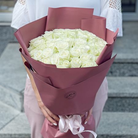 Bouquet Promo! 51 white roses